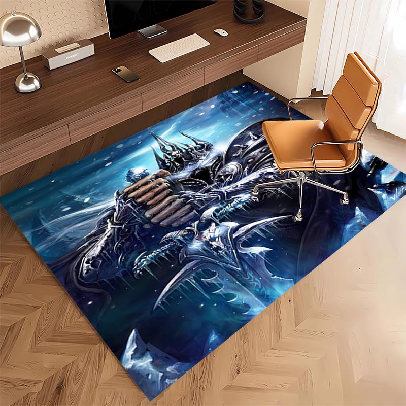 1pc World of Warcraft characters1 Print Area Rug - Soft, Washable Non-Slip Indoor Mat, Living Room, Home Office Decorative Rug,Office Decorative