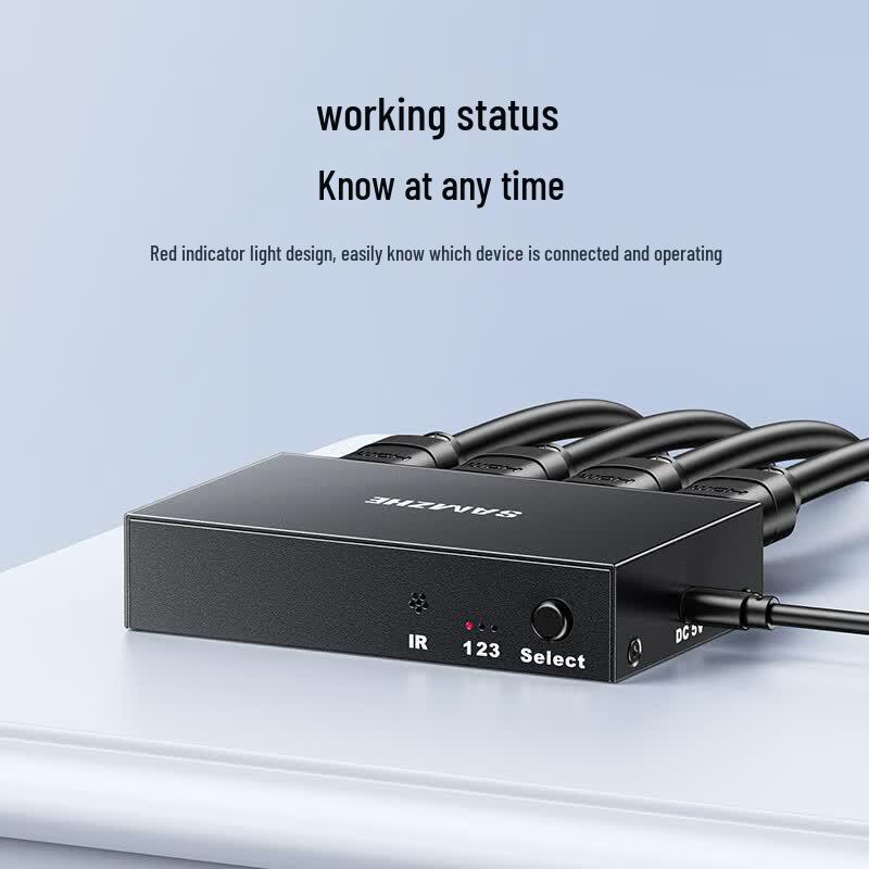 SAMZHE 4K HDMI-переключатель 3 в 1