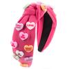 Candy Hearts Valentines Day Conversation Heart Headband for Women Female Head Wraps for Women