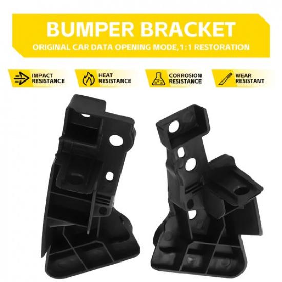 Bumper Fit Support 2017 Honda HR-V Front 2018 2016 Grille Side Bracket LH+RH 2X