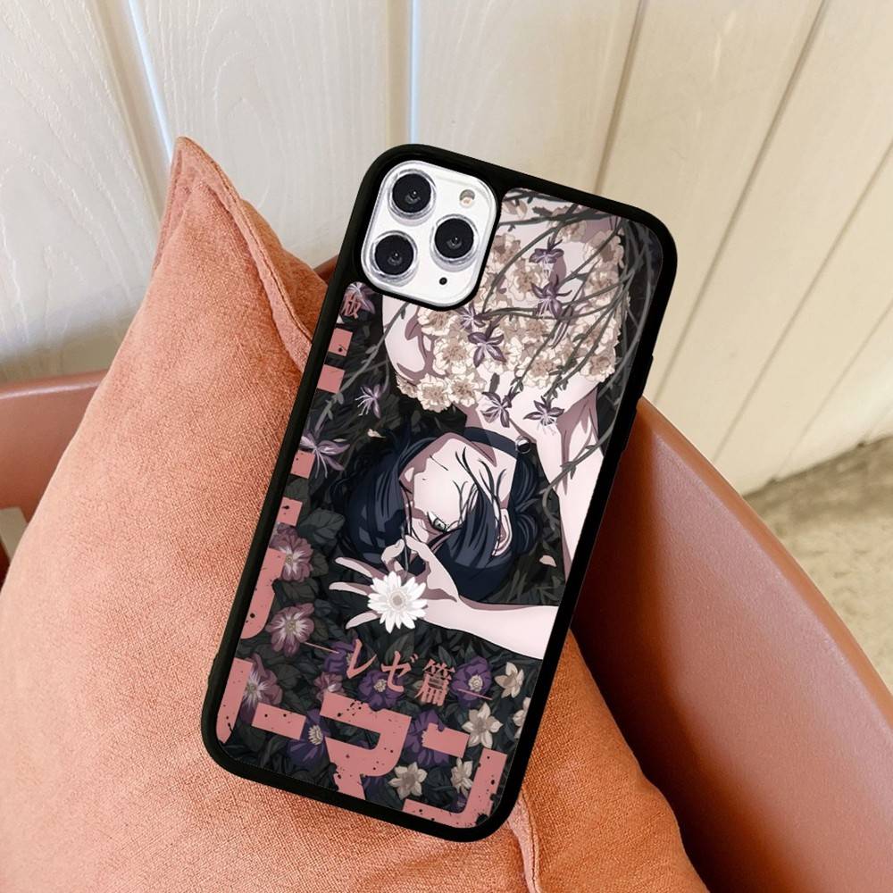 Чехол для телефона Аниме Человек-бензопила Для IPhone 17 16 Pro Max 11 12 13 14 15 Жесткий ПК+ТПУ Подставка Задняя крышка