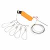 5m Length Fishing Stringer Stainless Steel Fish Lock Portable Fishing Lock Cable Sea Fishing
