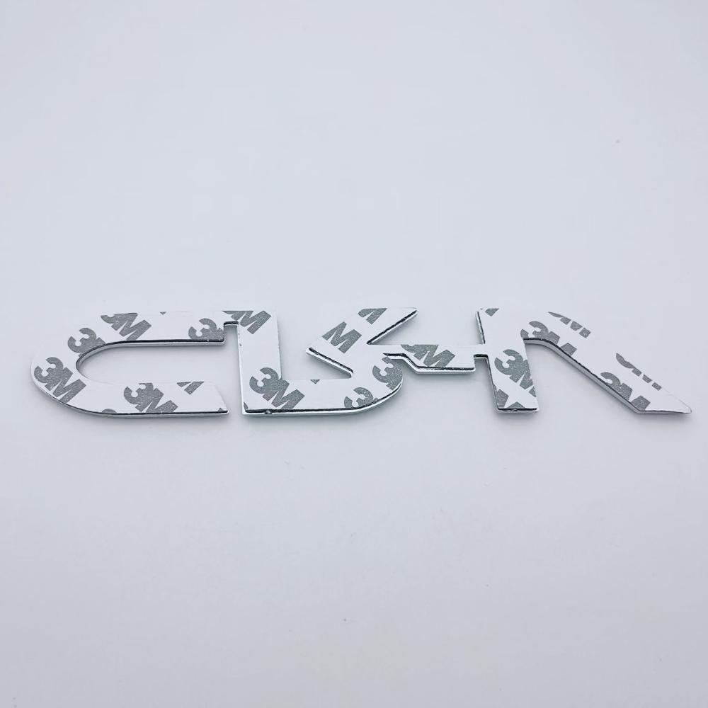 ABAH1 1pcs 3D ABS Letter Emblem Logo Car Stickers Fit Car Rear Trunk Badge Wing Fender Side Badge Sticker Accessories For CRV CR-V