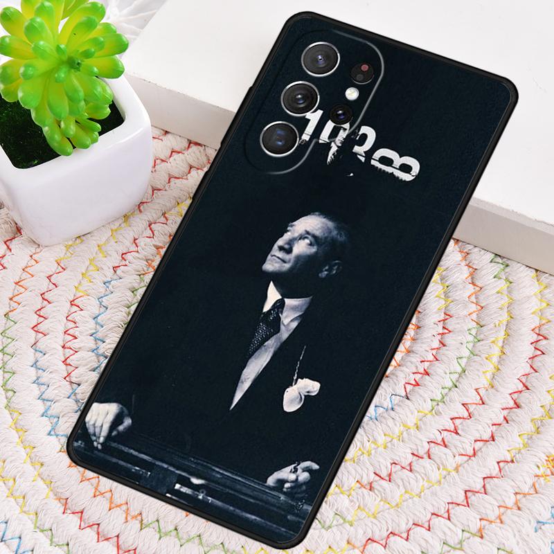 Mustafa Kemal Ataturk soft Silicone Phone Case For Samsung Galaxy note 10 pro S26 S25 S24 S23 S22 S21 Plus S25Ultra Capa Cover