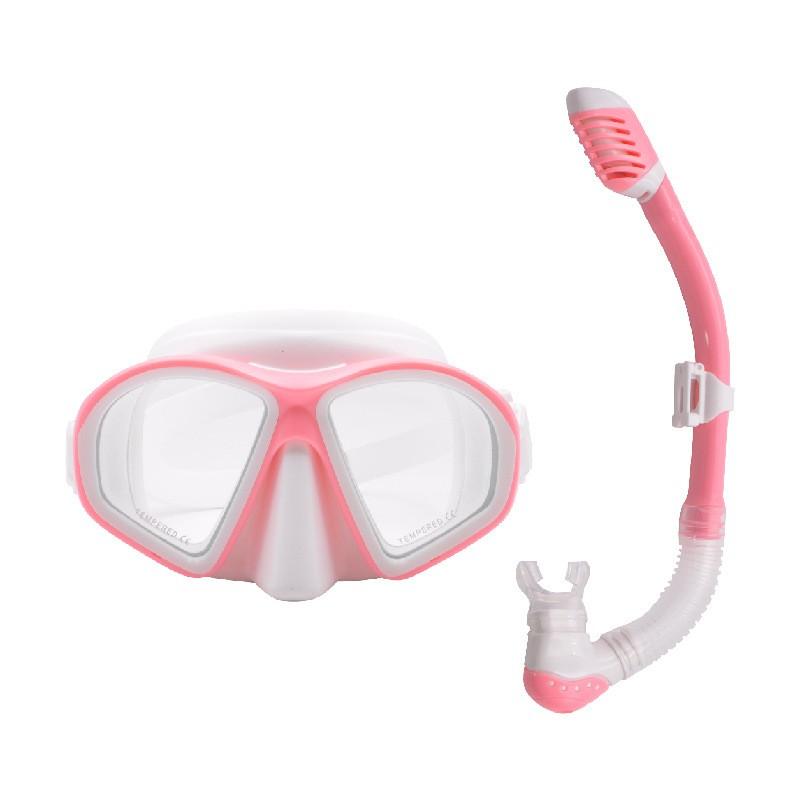 Kids Snorkel Set Anti-Fog Diving Goggles Full Dry