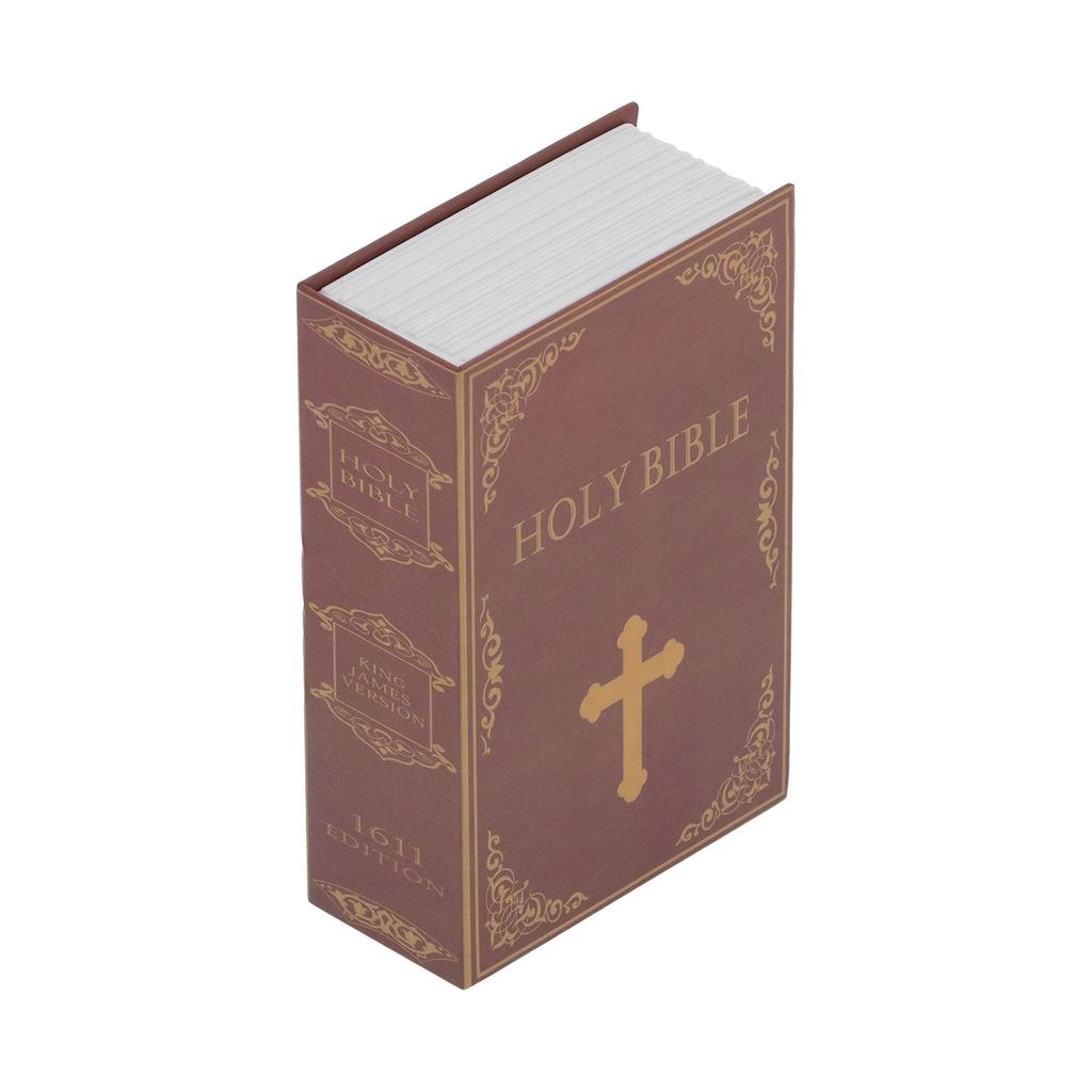 Неброский сейф в виде книги, напоминающий Священную Библию, для безопасного хранения ценностей