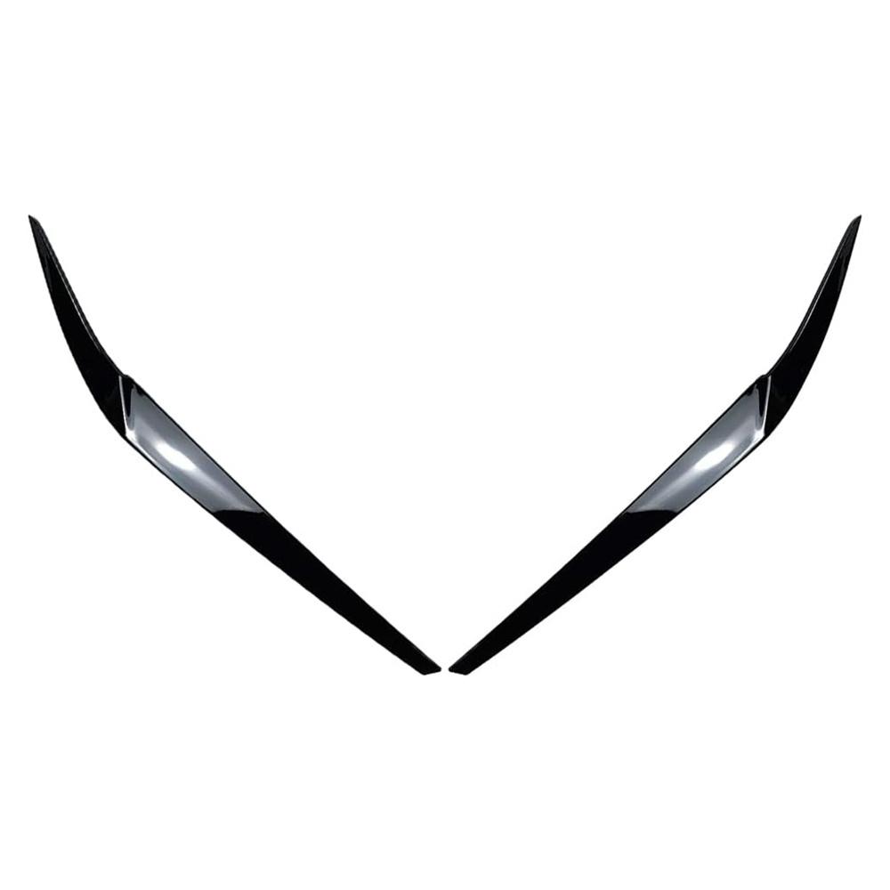 Глянцевая черная накладка на фары для BMW 5 серии G30 525i 530i 2017-23