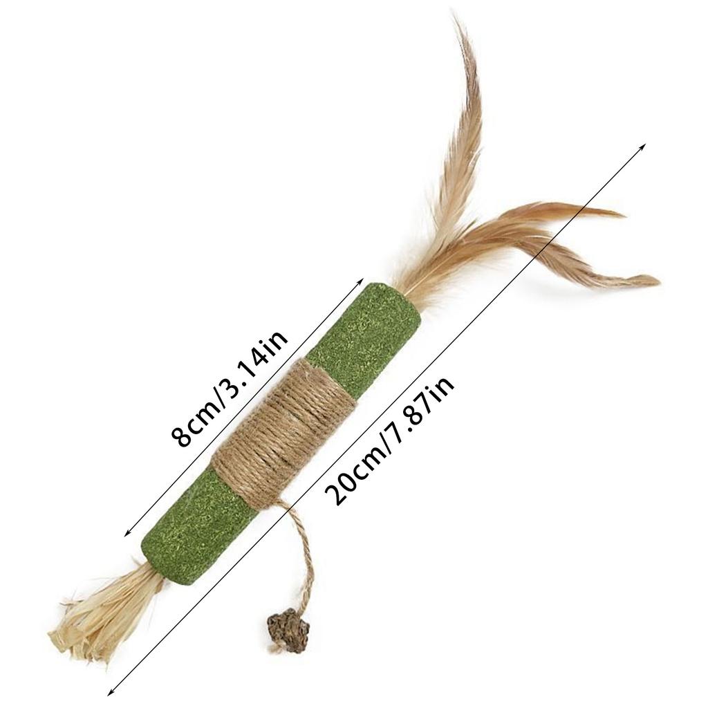 Catnip Sticks for Cat Kitten Edible Licking Stick Cat Teaser Stick Toy Chewing Matatabi Cat Hairball Removal Treat Stick