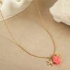 GEMCHIC Women's Ocean Style Summer Vacation Seashell Starfish Pendant Necklace Fashion Gold Chain