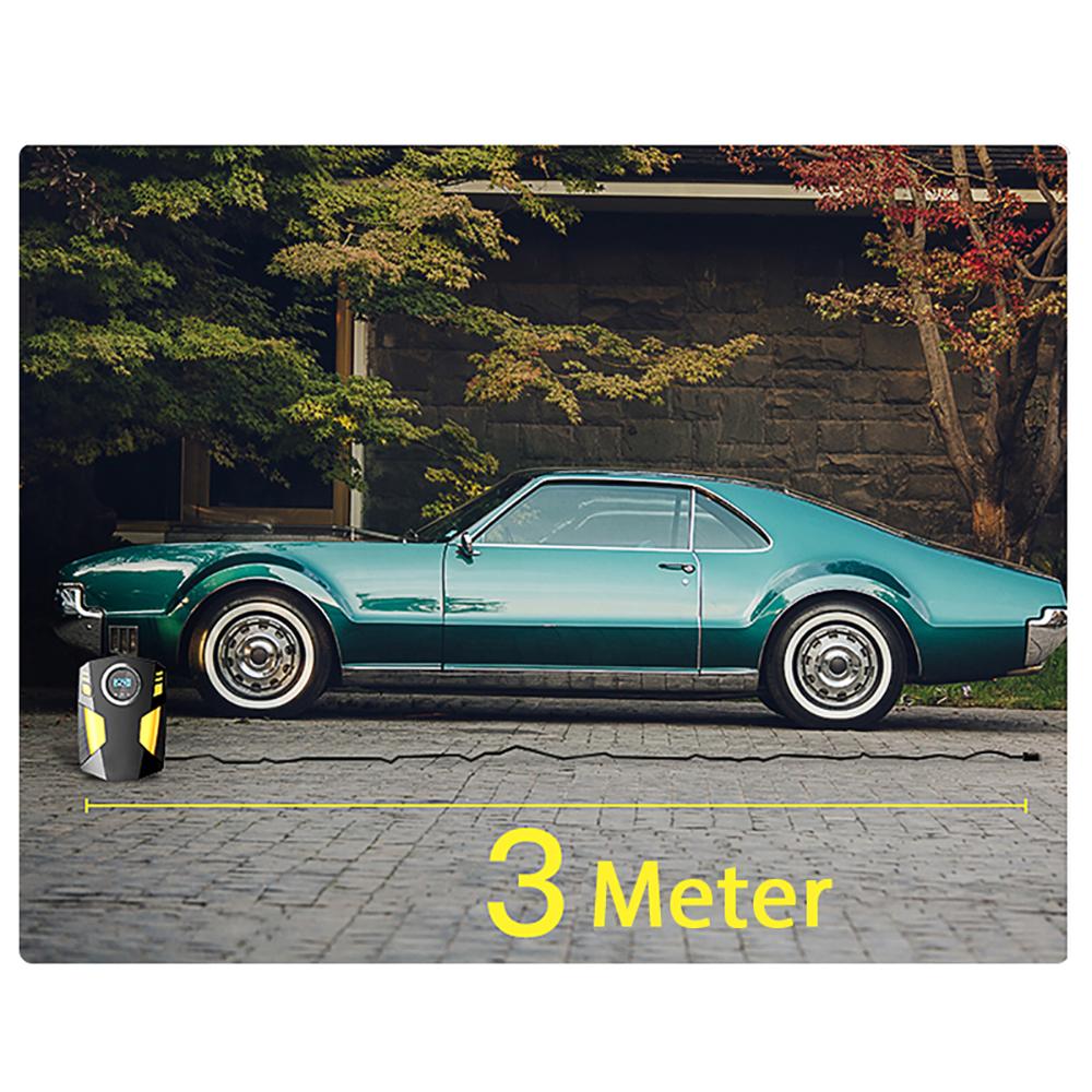 Digital Air Compressor for Car Auto Pump Portable Tire Inflator with LED Light DC 12V