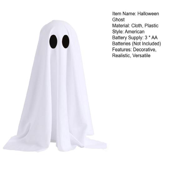 Halloween Ghost Decorations String Lights Spooky Ghosts Ornament Haunted House Prop for Home Parties Festivals