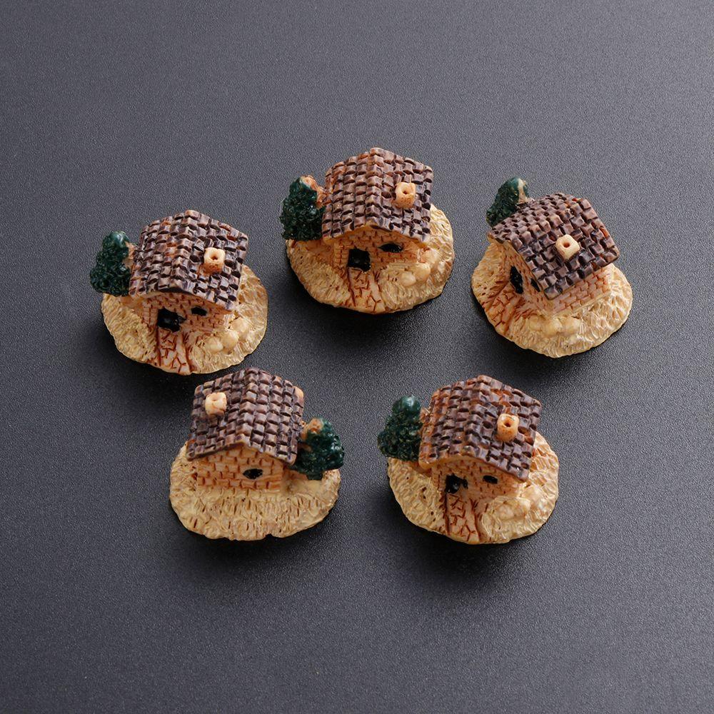 Decorations Home Decor Moss Cottages Figurines & Miniatures Micro Landscape Mini Small House