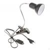 Flexible Reptile Lamp Holder E27 Light Bulb Table EU Plug Blk
