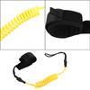 Kayak Accessory Safety Paddle Stand Up Paddle Surfing Leash For Surfboard (Yellow)