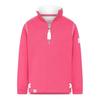 Lazy Jacks Girls Plain Soft Quarter Zip Sweatshirt