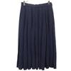 Givenchy 80s 90s Old Japanese Wool Blend Long Length Pleated Skirt Women Used