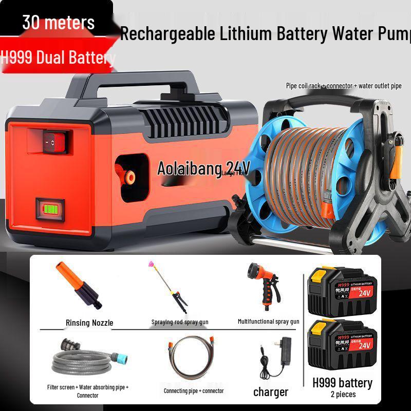 Rechargeable Household Water Pump for Outdoor and Agricultural Use