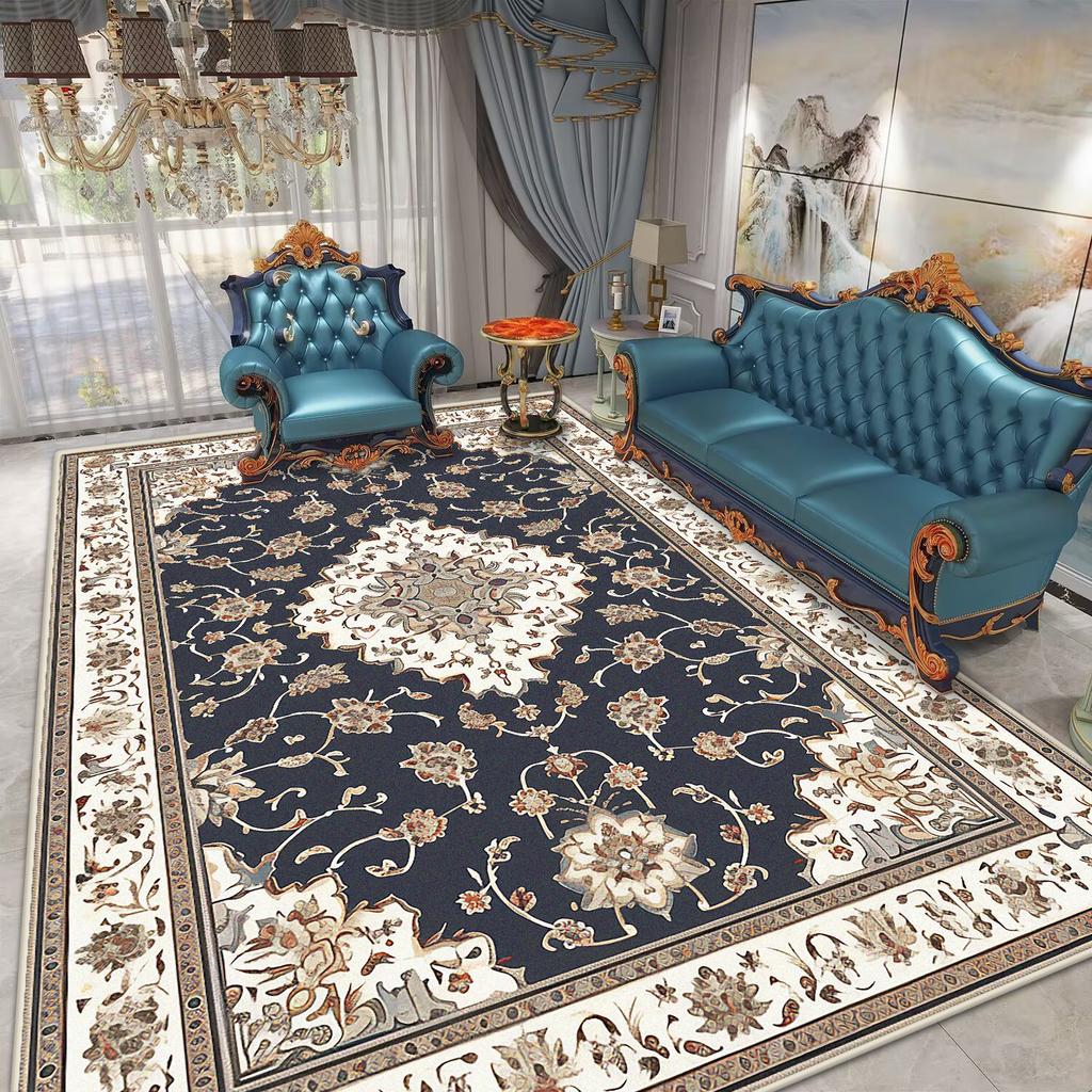 Ретро Богемия Ковры Большого Размера Украшение Гостиной Дом Отель Холл Ковер Спальня Диван Столик Прикроватный Нескользящий Напольный Коврик Тапете