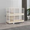 Solid Wood Multi-Layer Cat House Cage with Large Space for Breeding