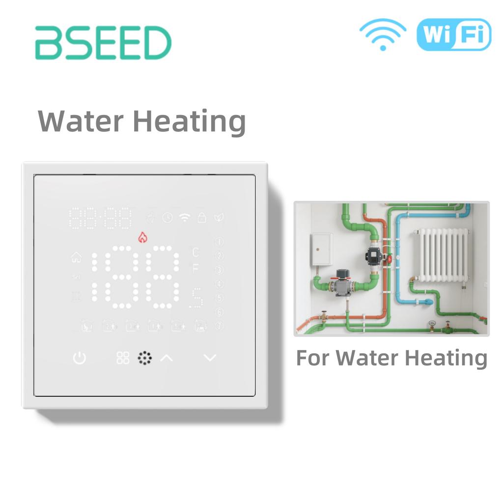 Bseed WiFi Термостат Водяной Электрический Теплый Пол Отопление Газовый Котел Температура Пульт Дистанционного Управления с Google Alexa E Серия