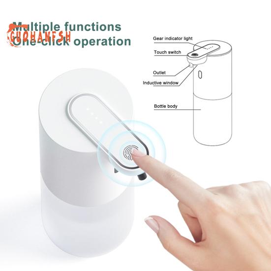 1 комплект, автоматический дозатор мыла на 400 мл, перезаряжаемый, настенный, бесконтактный дозатор мыла, для ванной комнаты и кухни