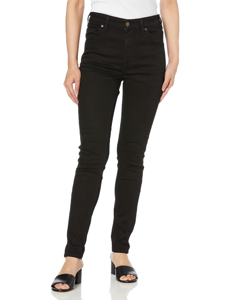 Lee LL2606 Stretch Denim Skinny Black Women's Pants,