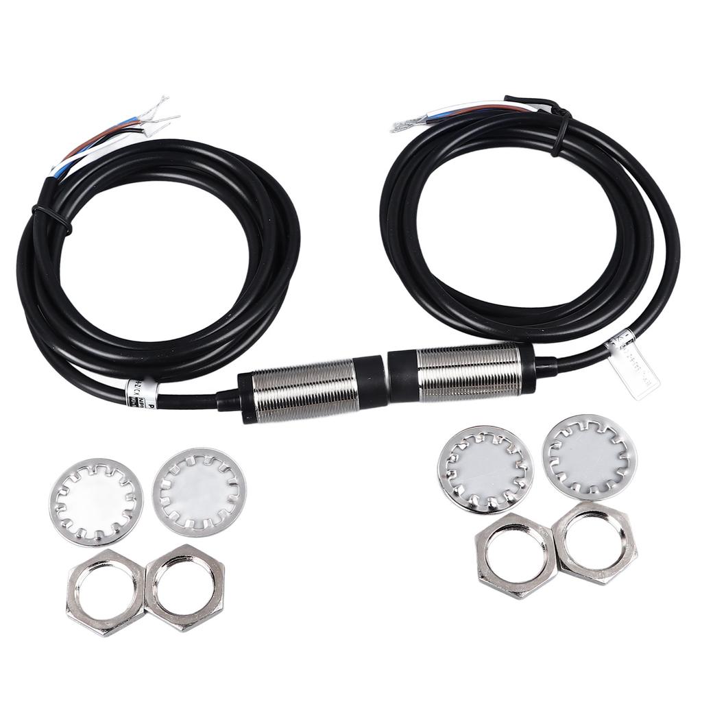 2 шт. Индуктивный датчик приближения 8 мм, расстояние обнаружения, постоянный ток, 4 провода, NPN, NO, NC, датчик приближения