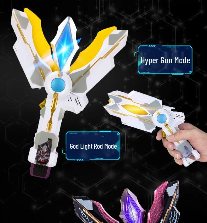 Ultraman Dark Trigger Shining Blade Henshin Ring with Victory Light Stick