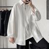 2025 Men Oversize Shirts Spring Men Preppy Shirt Unisex Woman Casual Street Fashion Blouses Streetwear Men Clothing