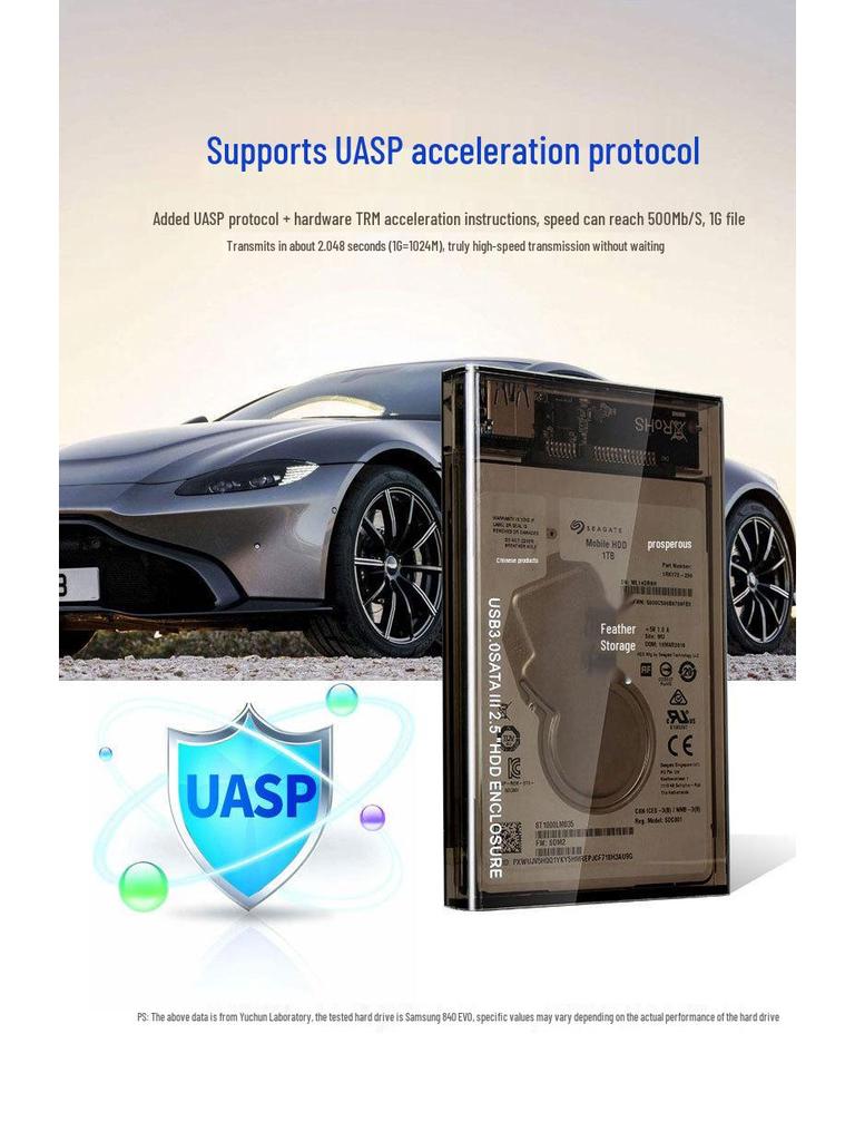 Внешний корпус USB 3.0 для 2,5-дюймового SATA SSD/HDD