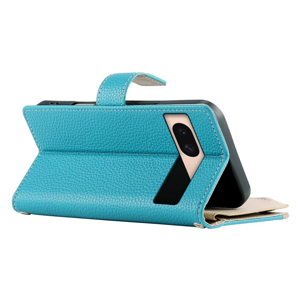 Для Google Pixel 8a Чехол Кошелек на молнии Кожаный откидной чехол для телефона с ремешками