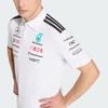 adidas Мужская поло-рубашка с полосками Mercedes - AMG Petronas Formula 1 Team, короткий рукав, топ KE5524