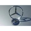 Автомобильная наклейка для Mercedes Benz 44 мм Хромированный значок-звезда на капот Автомобильный передний значок-логотип для Mercedes Benz C E S Class W204 W205 W212 W21