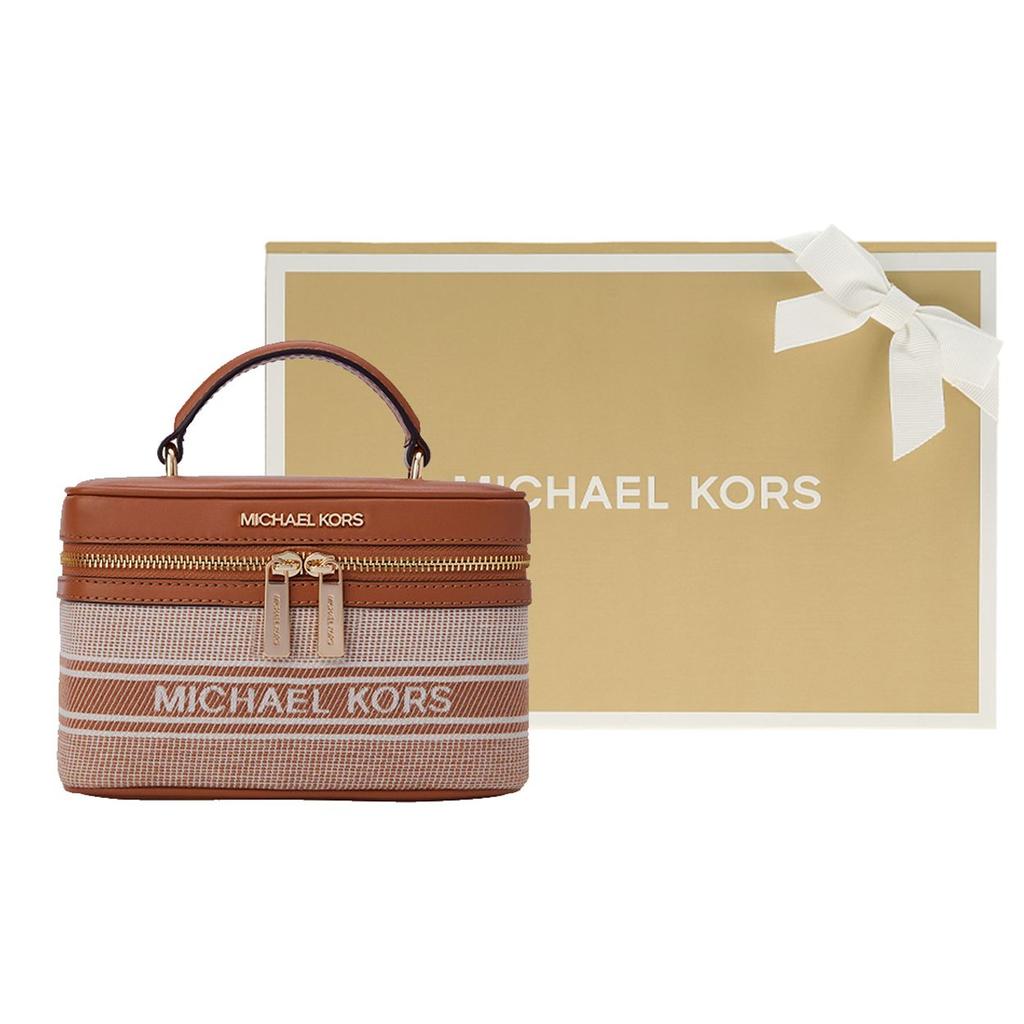 Michael Kors Mk Jet Set Item Fashion Tote Bag Women handbags Cream Acorn-Brown 35T2GTTC6I-197