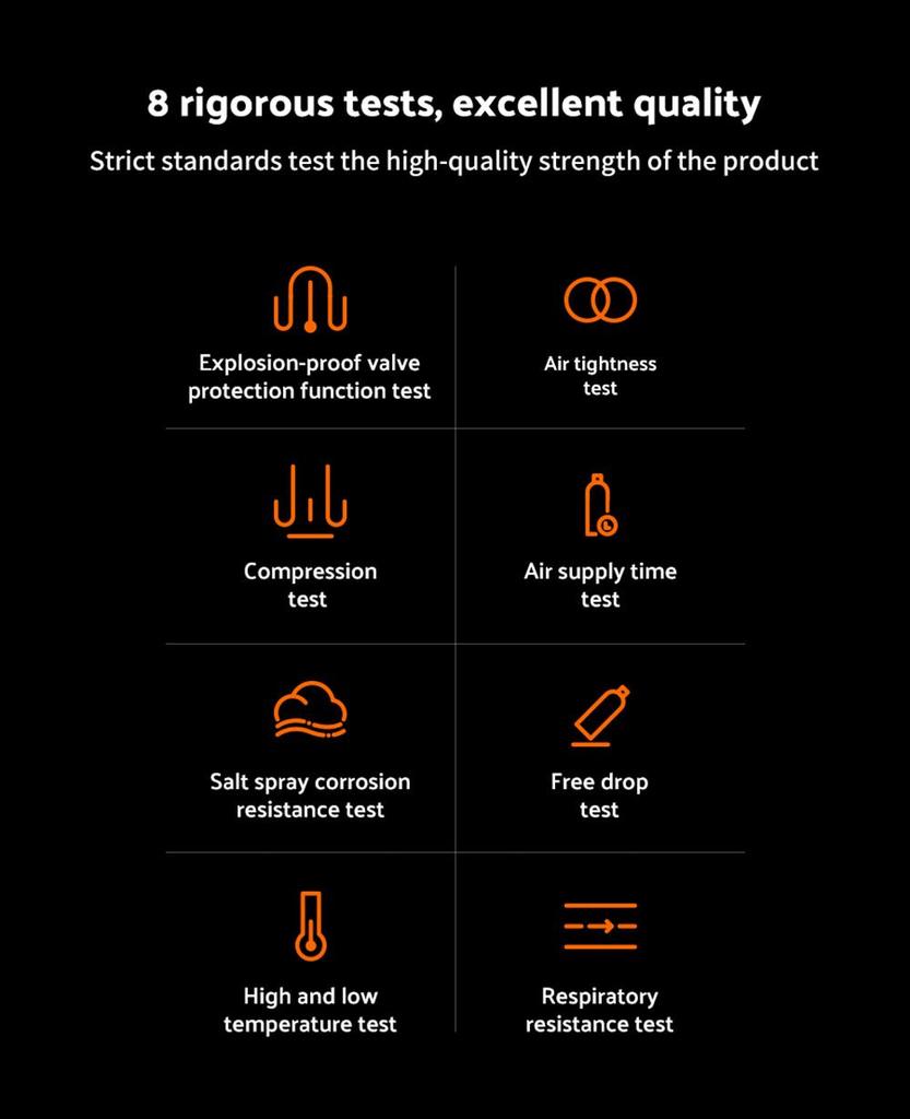 SMACO S400 1L Mini Scuba Diving Balloon с сертификатом DOT, время использования 15-20 минут, 1L Portable Bag - зеленый