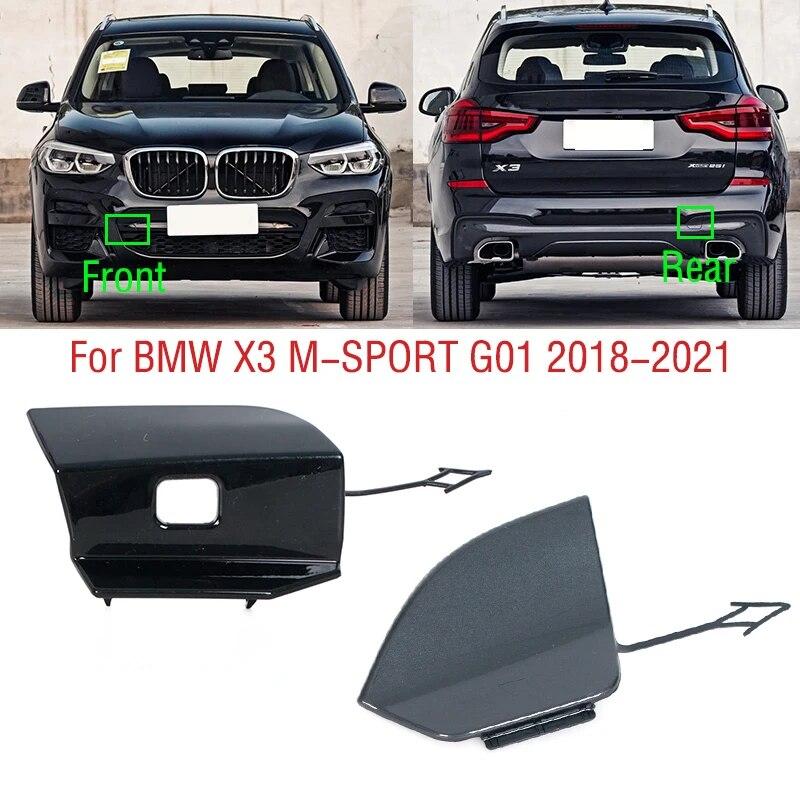 For BMW X3 M-SPORT G01 2018 Car Front Rear Bumper Tow Hook Cover Cap Trailer Hauling Eye Lid