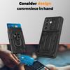 For Samsung Galaxy A57 5G Case PC + TPU Kickstand Phone Back Cover with Camera Slider