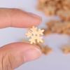 Nature Wooden DIY Crafts Decorative ChristmasTree Pattern Sewing Wood Buttons Scrapbooking