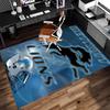 Коврик с принтом логотипа Detroit Lions - Мягкий, Моющийся, Нескользящий Коврик для Помещений под Офисные Стулья, Гостиную, Домашний Офис, Декоративный Ковер