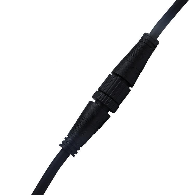 M15 2-8 Core Waterproof Butt Plug Copper Wire Connector Male Female for LED Power Cords 2/4 Pin Aviation Rated Current 10A