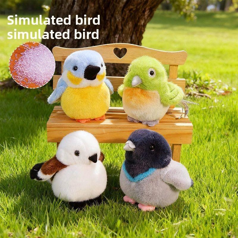And Simulated Pigeon Sparrow Plush Toy Voice Design For Kids Birthday Present