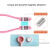 5/10 шт. силиконовые кабельные стяжки магнитные сматывающие зажимы для кабеля стяжки-закрутки органайзер для шнура