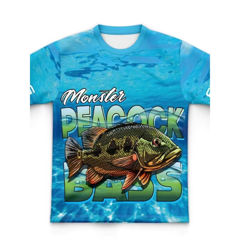 Мужские футболки с круглым вырезом, длинными рукавами, с полным принтом рыбы по всему телу, влагопоглощающие, быстросохнущие, для рыбалки, походов, велоспорта, спорта, 3D