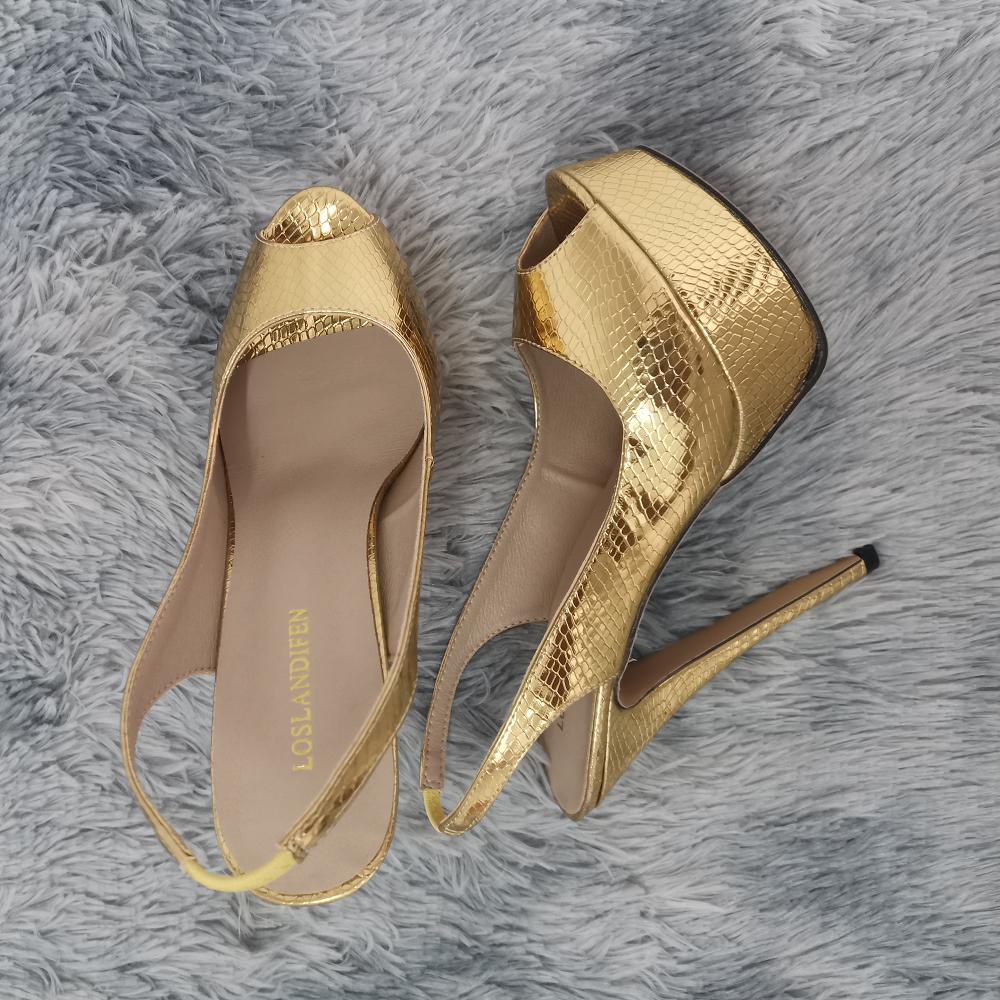 Туфли-лодочки унисекс для трансвеститов, королевские туфли, сексуальные туфли с открытым носком, ремешок на щиколотке, каблук с открытой пяткой, платформа, высокие каблуки, шпильки, большие 43 44