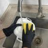 Черные многоразовые нитриловые перчатки водонепроницаемые и нескользящие перчатки для уборки кухни для работы чистящие средства одноразовые перчатки