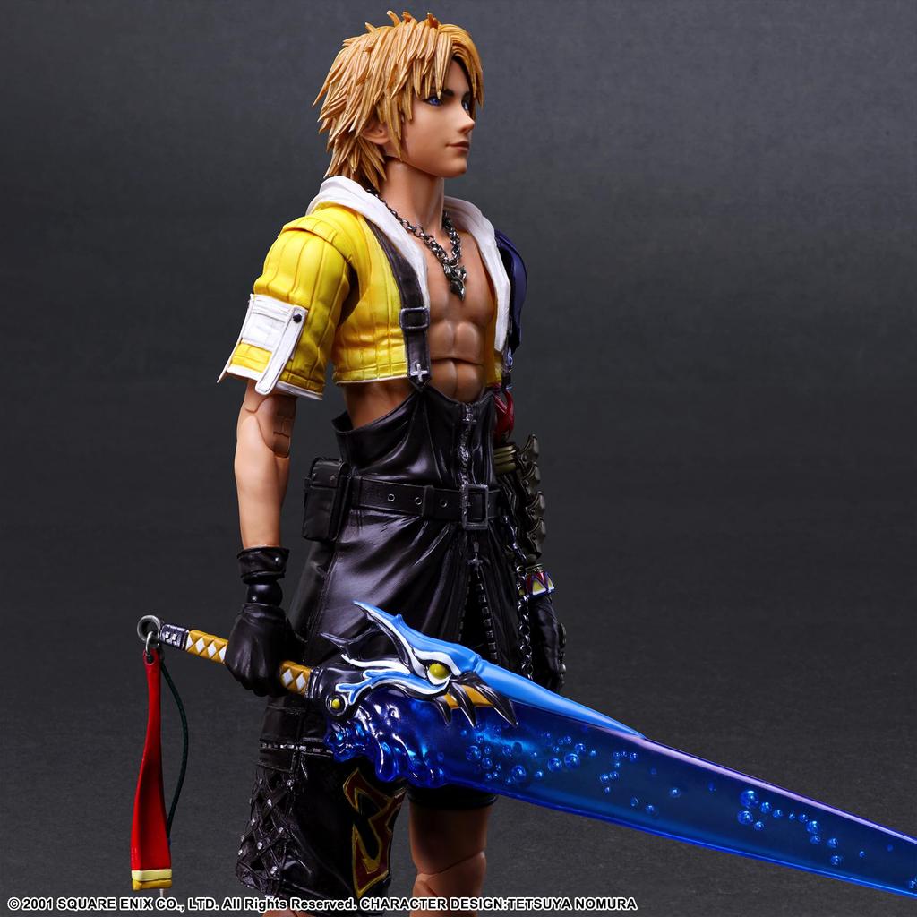 Square Enix Final Fantasy X PLAY ARTS Kai ПВХ окрашенная подвижная фигурка<Tidus>