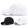 Solid Color Baseball Cap Adjustable Sun Cap Breathable Sun Hats Women