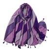 2024 Spring And Autumn Winter New Cotton And Hemp Long Thin Scarf Travel Versatile Sunscreen Warm Shawl For Women