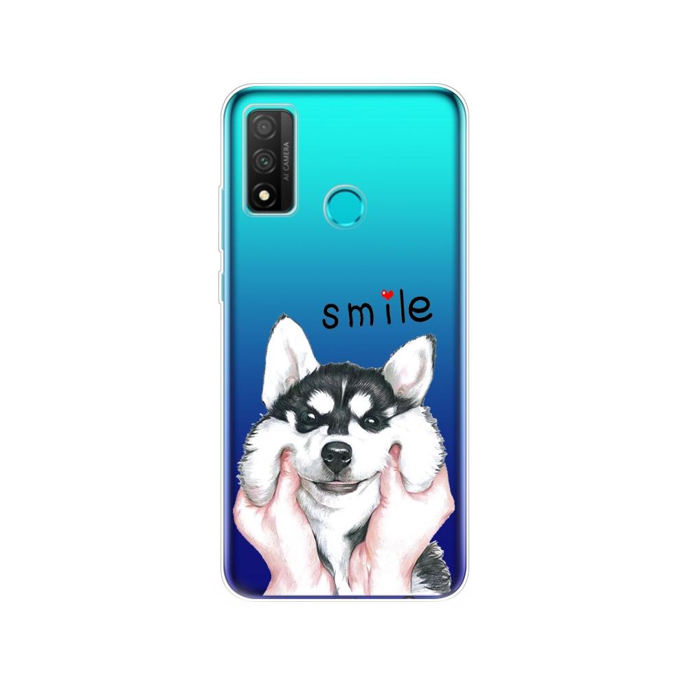 Чехол для Huawei P smart 2020, мягкий силиконовый чехол из ТПУ на заднюю панель телефона PSmart 2020 POT-LX1A, 6,21 дюйма, защитный чехол-бампер, чехол