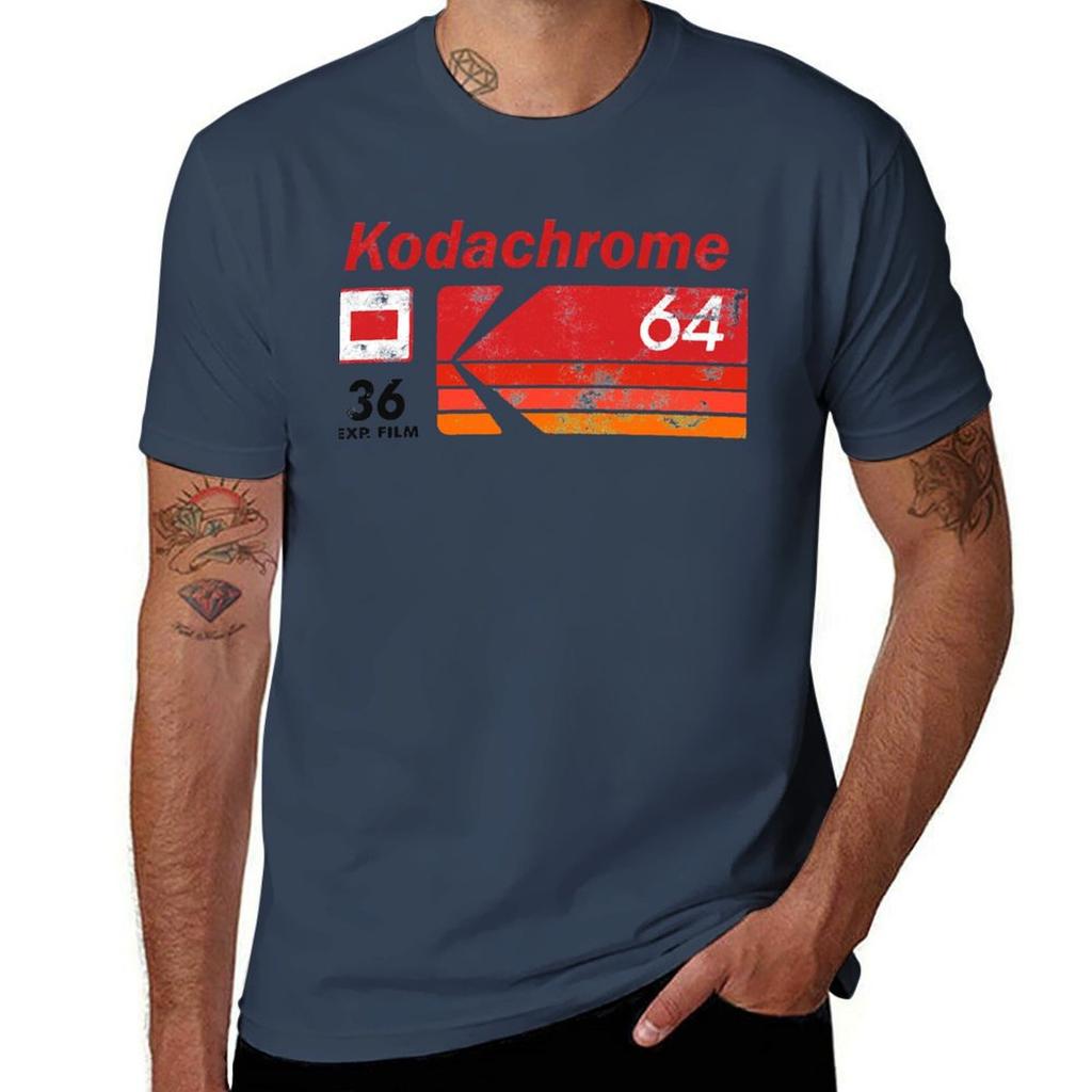 Kodachrome 64 Vintage Tshirt Summer Holiday Casual Tee Tshirt